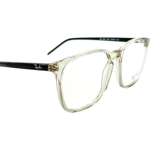 Ray Ban RB5387 Unisex Plastic Eyeglass Frame 8141 Transparent Beige 52-18 - Picture 4 of 4